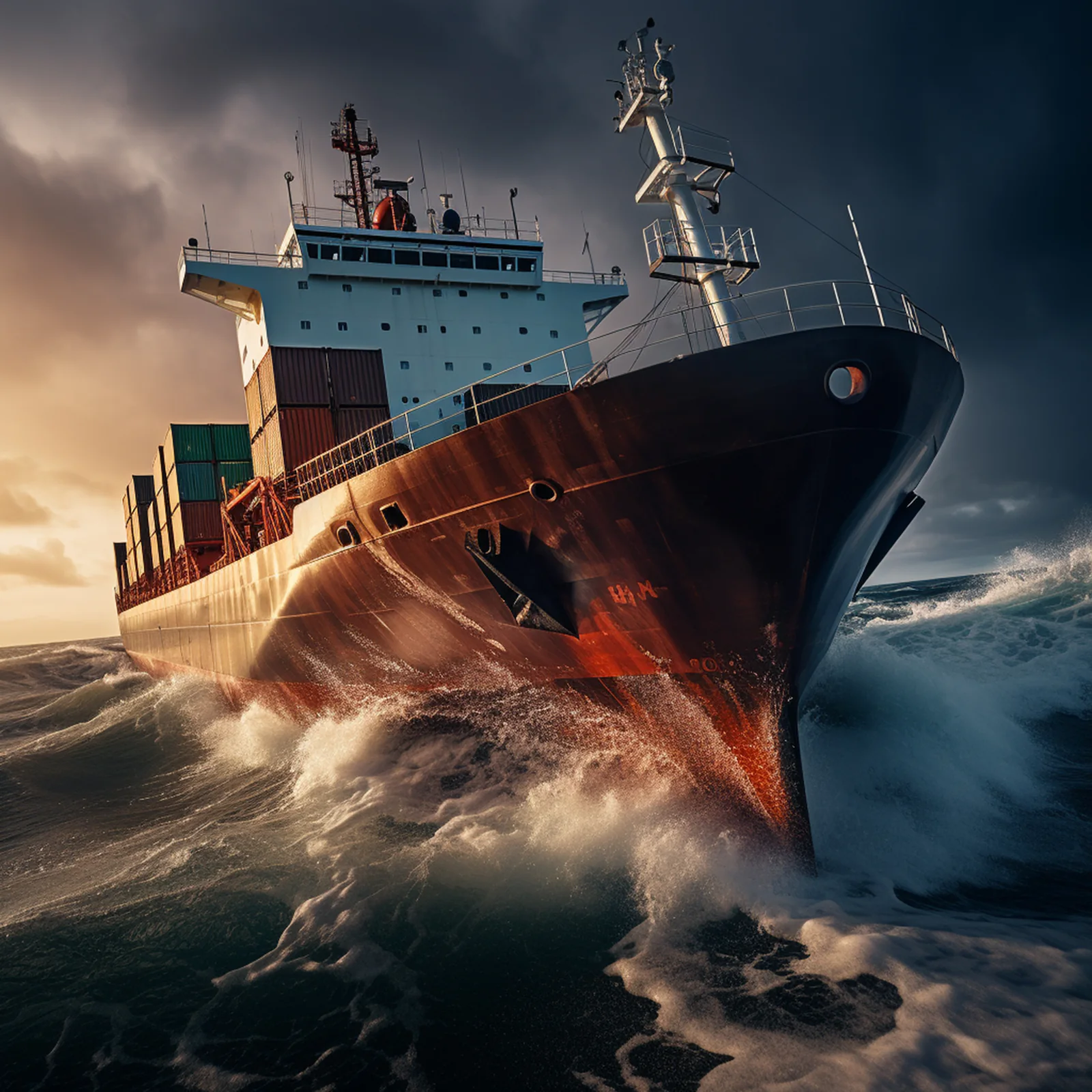 Full away on passage — container ship spare parts | Wattmare