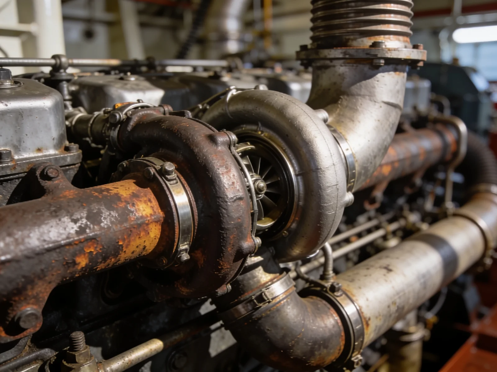 Turbocharger surging & loss of scavenge air — oil tanker spare parts | Wattmare