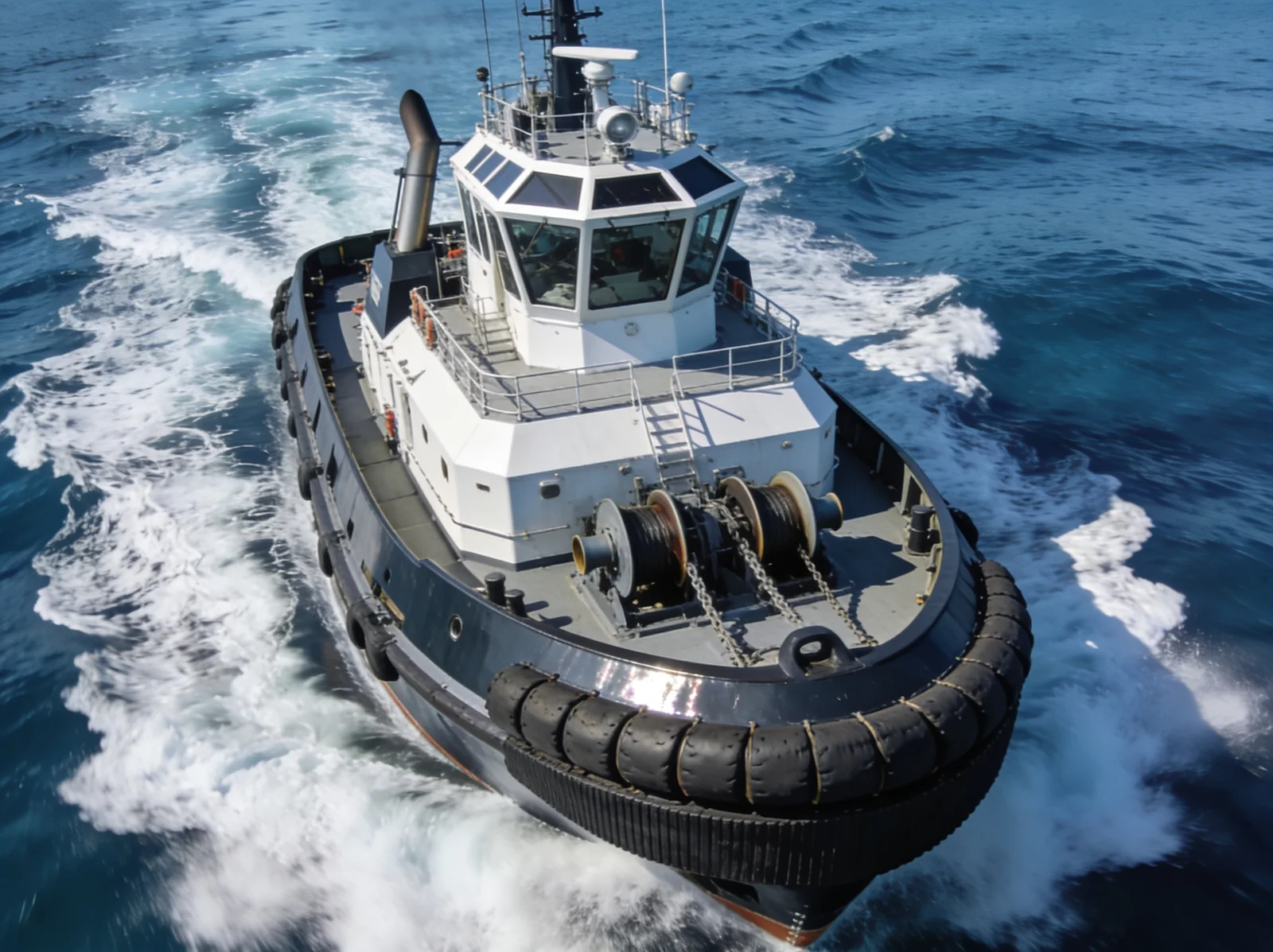 Tugboat at sea — marine spare parts supplier from Alang, India | Wattmare