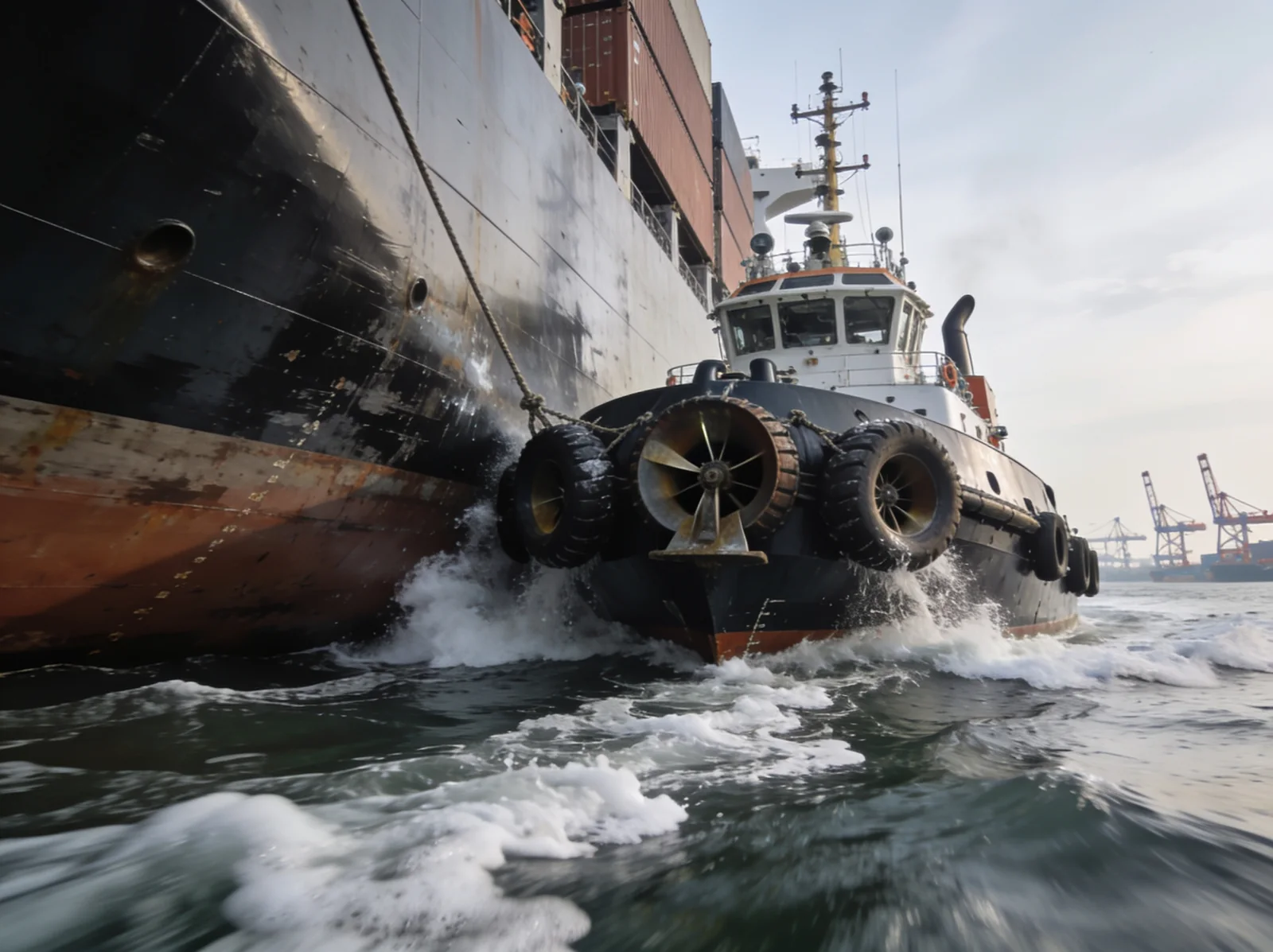 Tugboat engine room — marine machinery spare parts | Wattmare