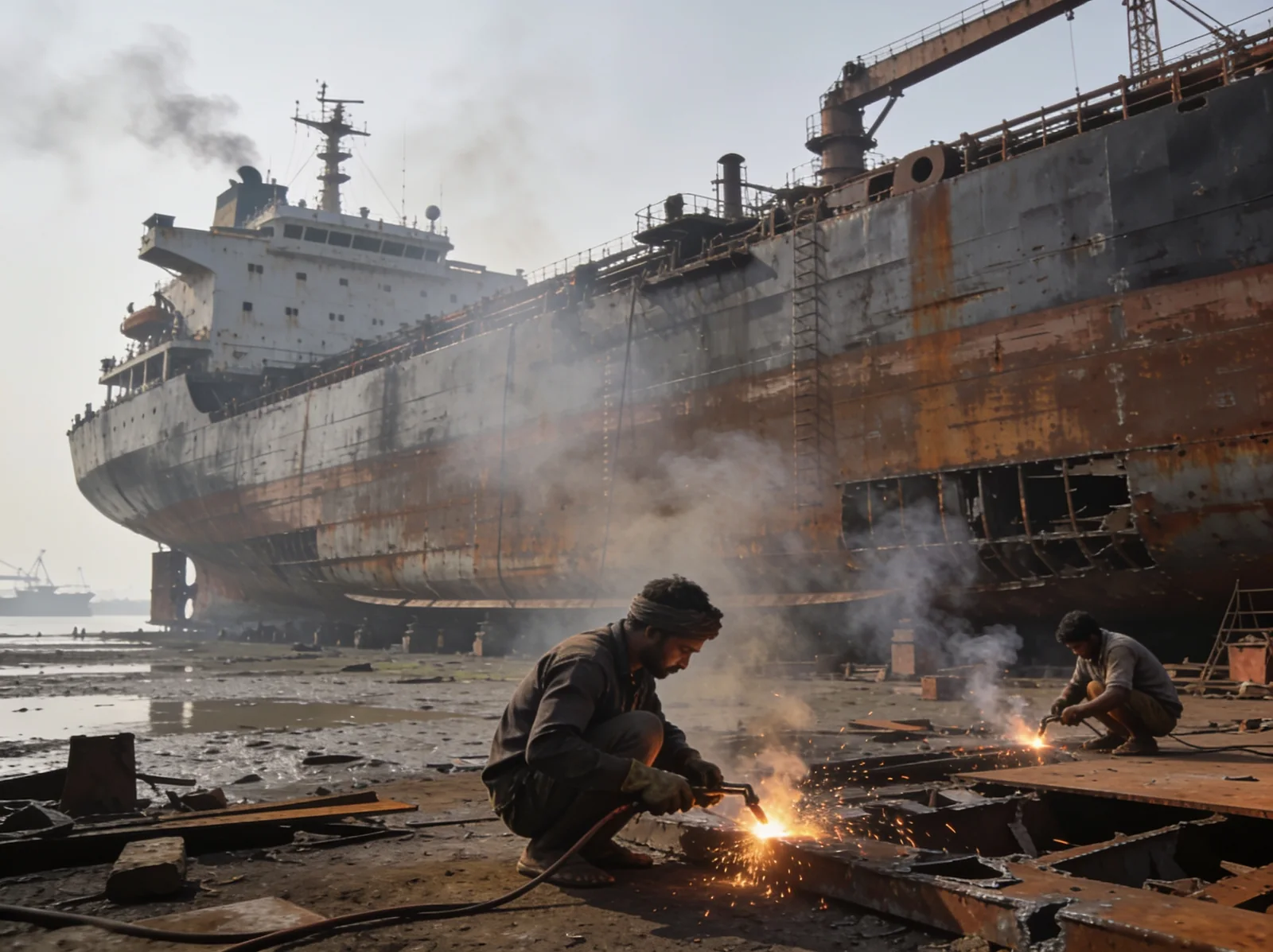 Alang ship-recycling yard — reconditioned vlcc spare parts | Wattmare