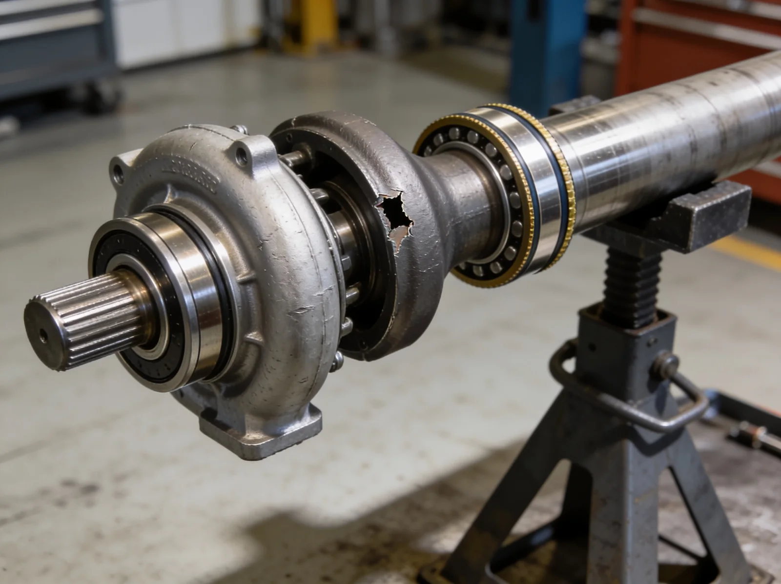 Turbocharger Rotor & Bearing Damage — vlcc spare parts | Wattmare