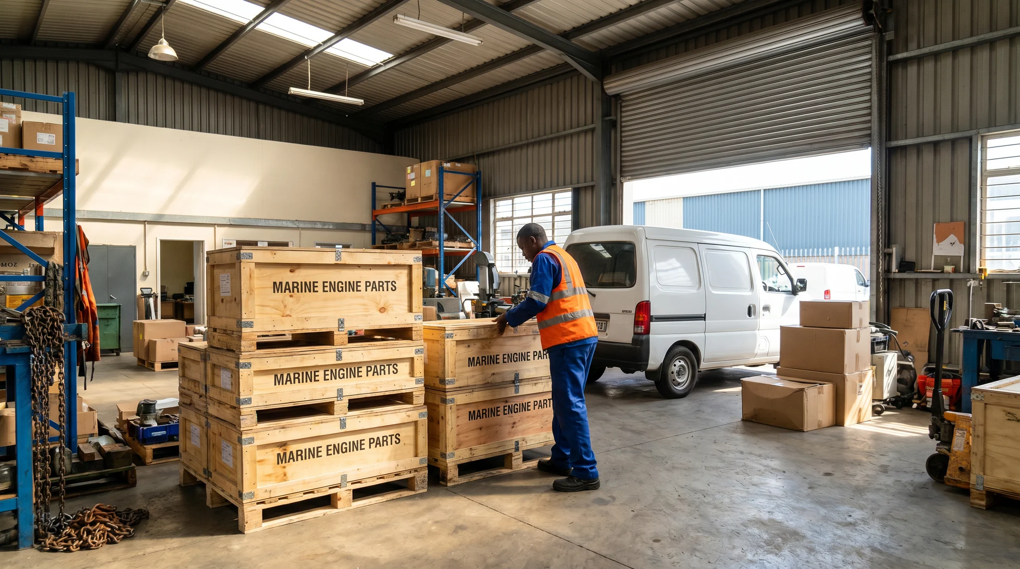 Pielstick parts dispatched from India in 48 hours