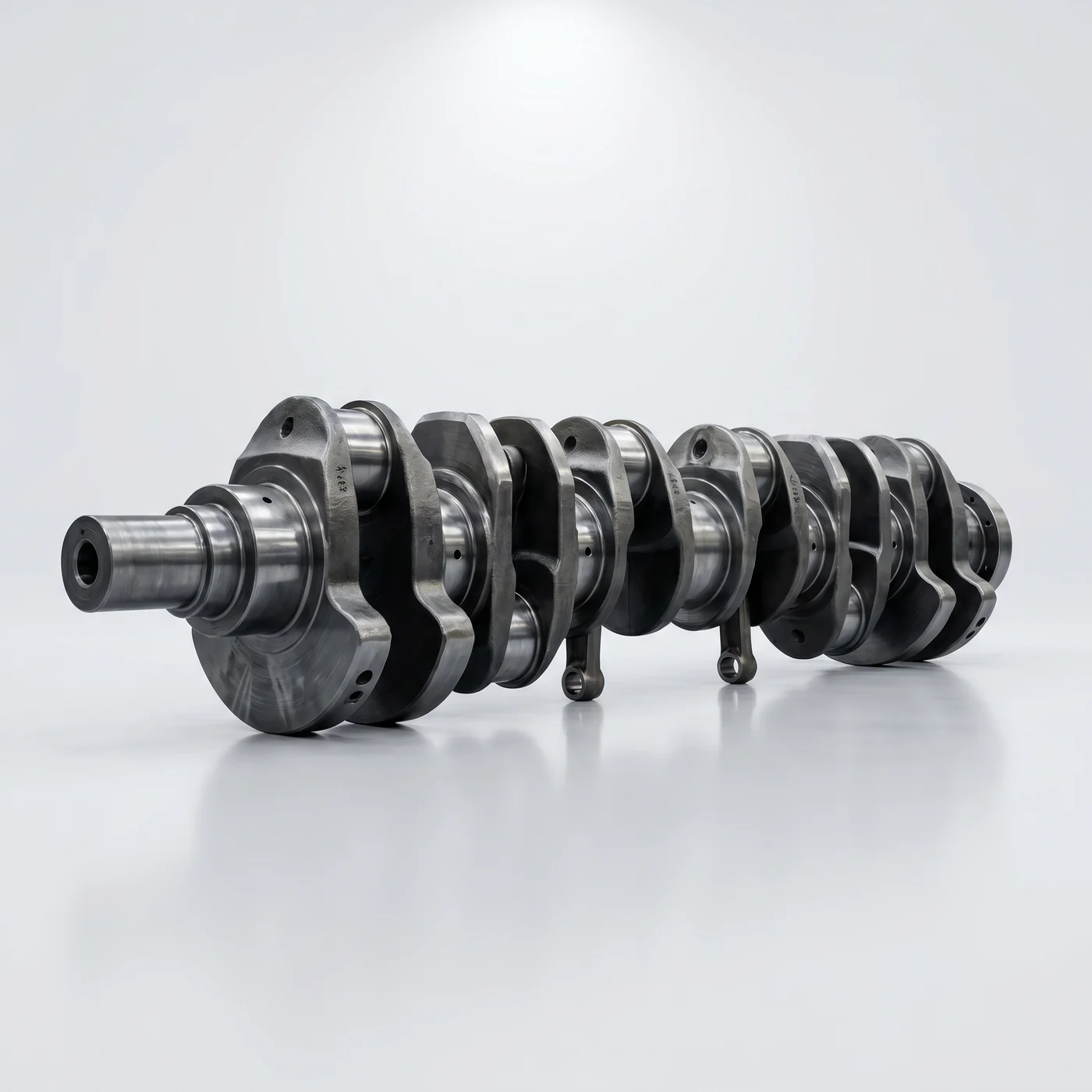 Marine engine crankshaft