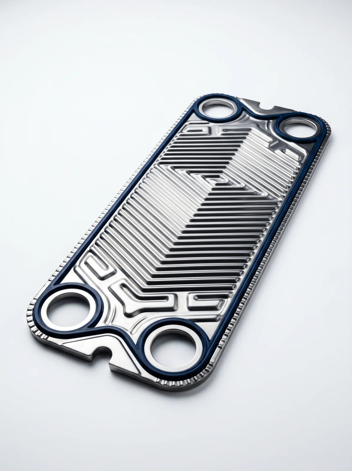 Marine heat exchanger plate pack