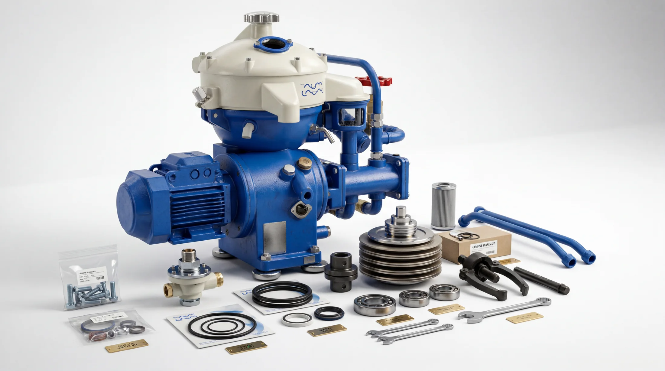Marine oil separator spare parts - Alfa Laval, GEA Westfalia and Mitsubishi bowl disc stacks, gravity discs and seals supplied by Wattmare