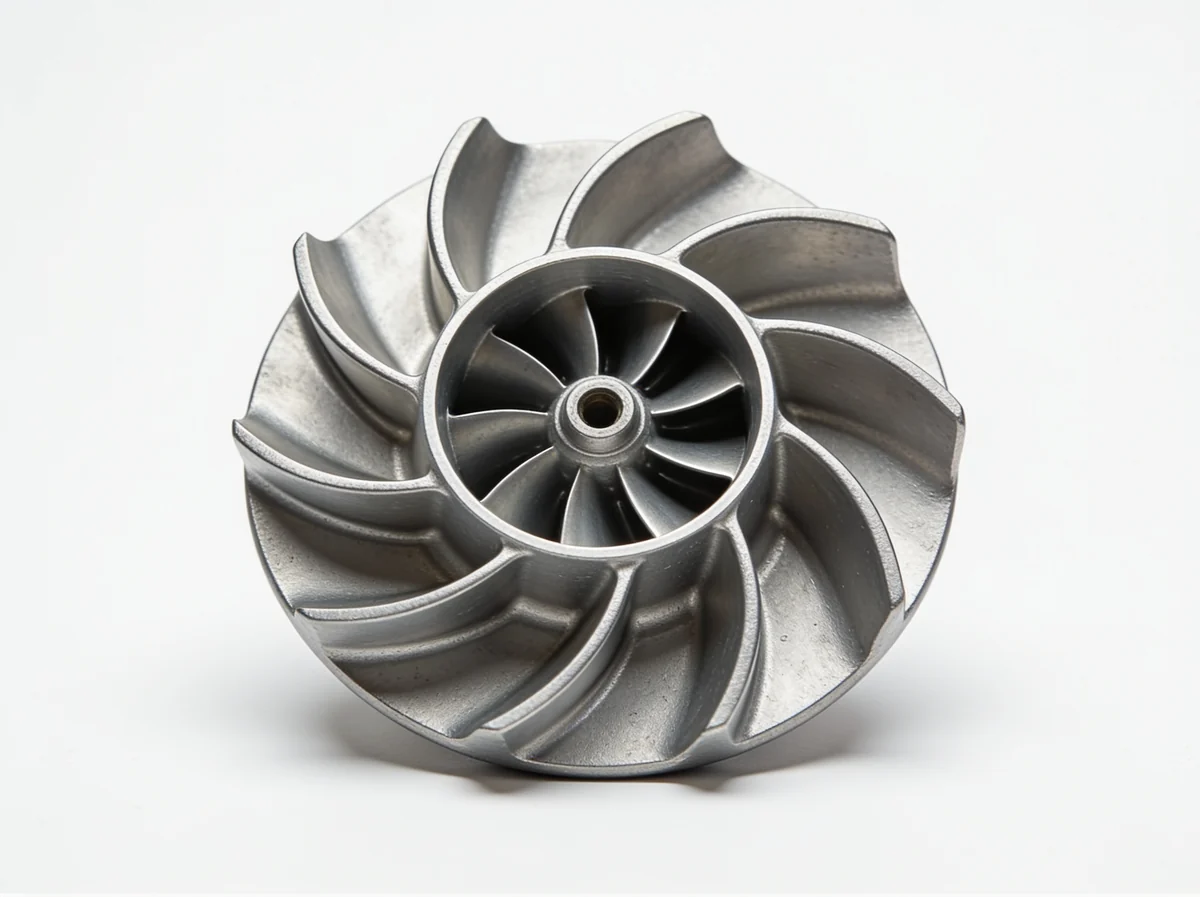 Marine turbocharger compressor wheel
