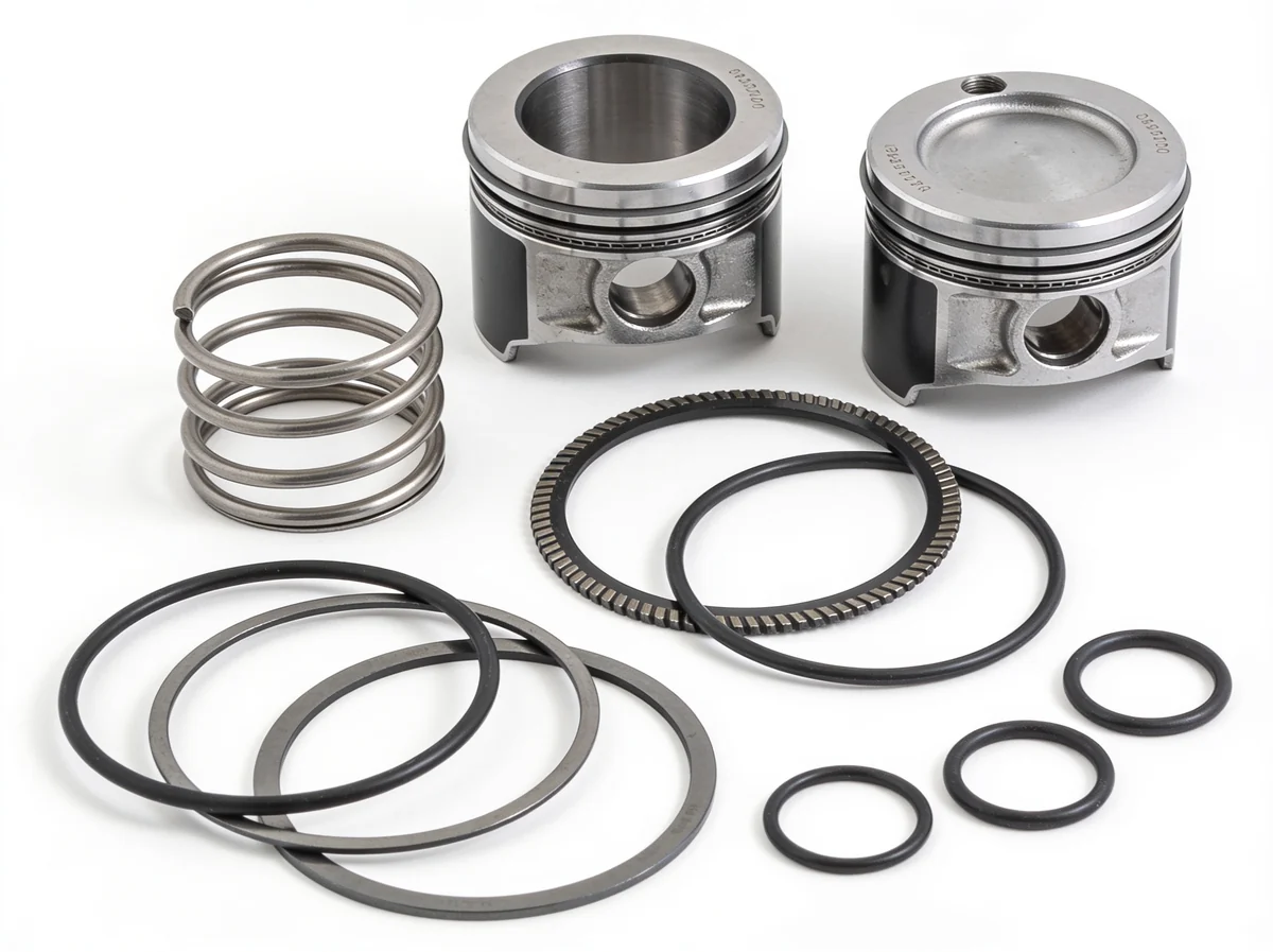 Marine turbocharger sealing rings and seals