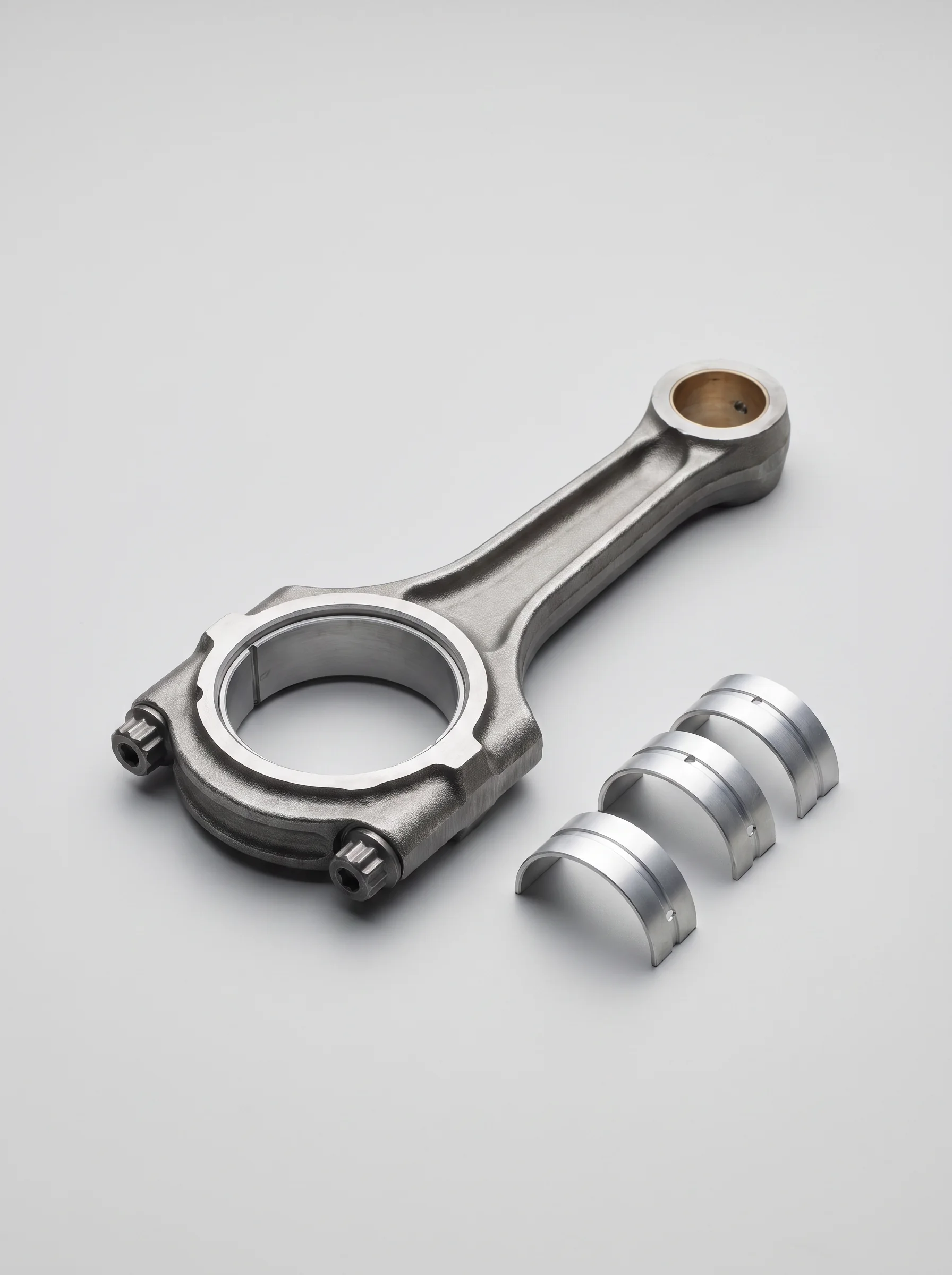 connecting rod and bearing of auxiliary marine engine
