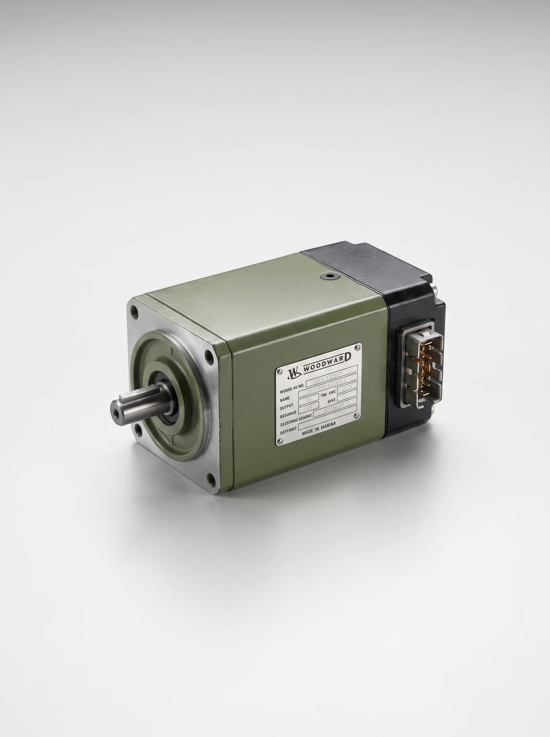electronic actuator of marine engine governor