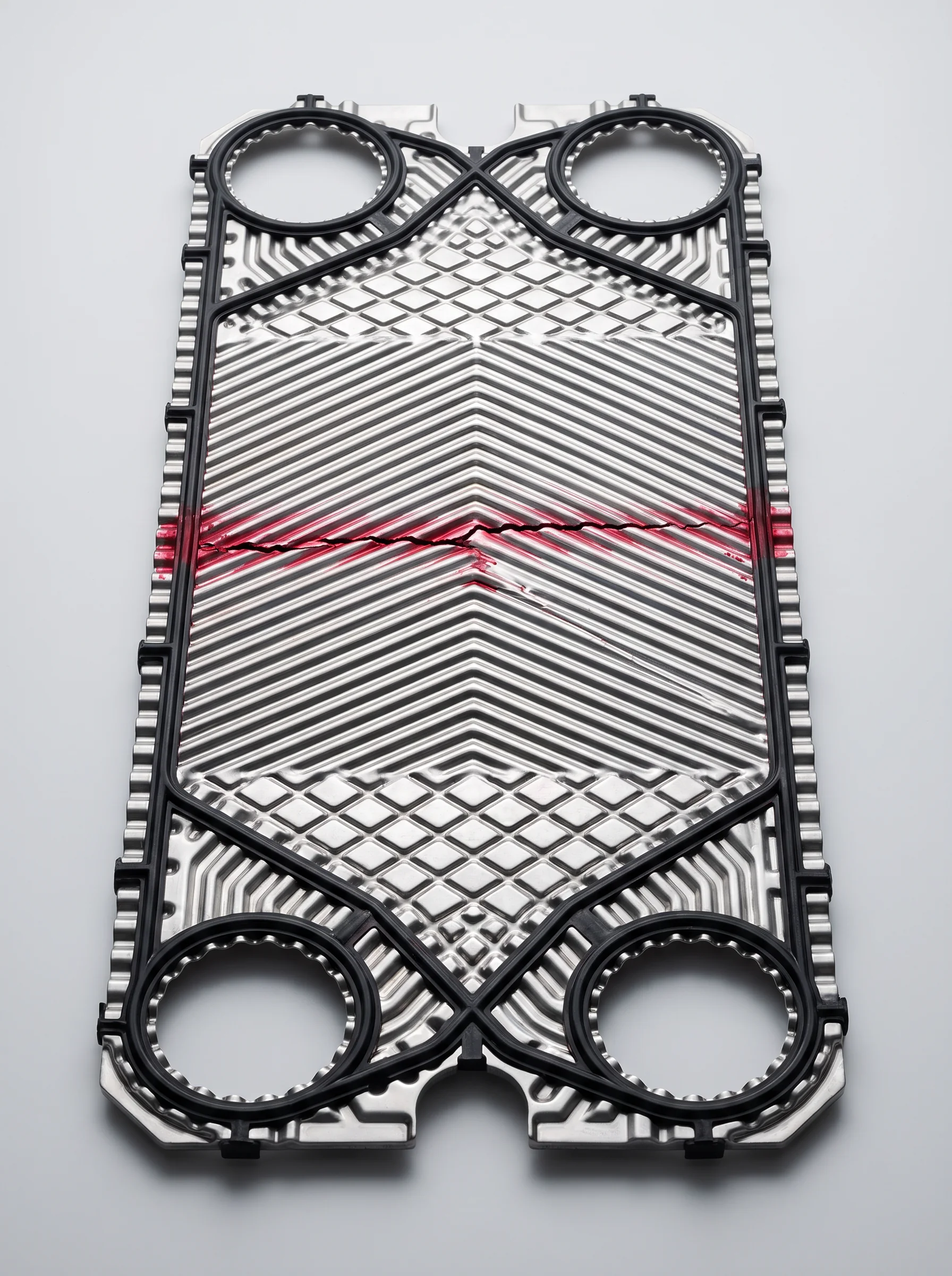 plate of marine heat exchanger
