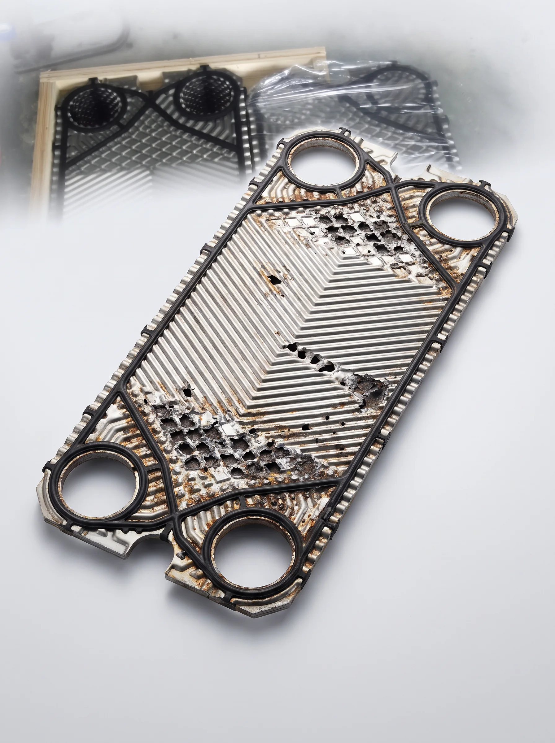 titanium plate of marine heat exchanger