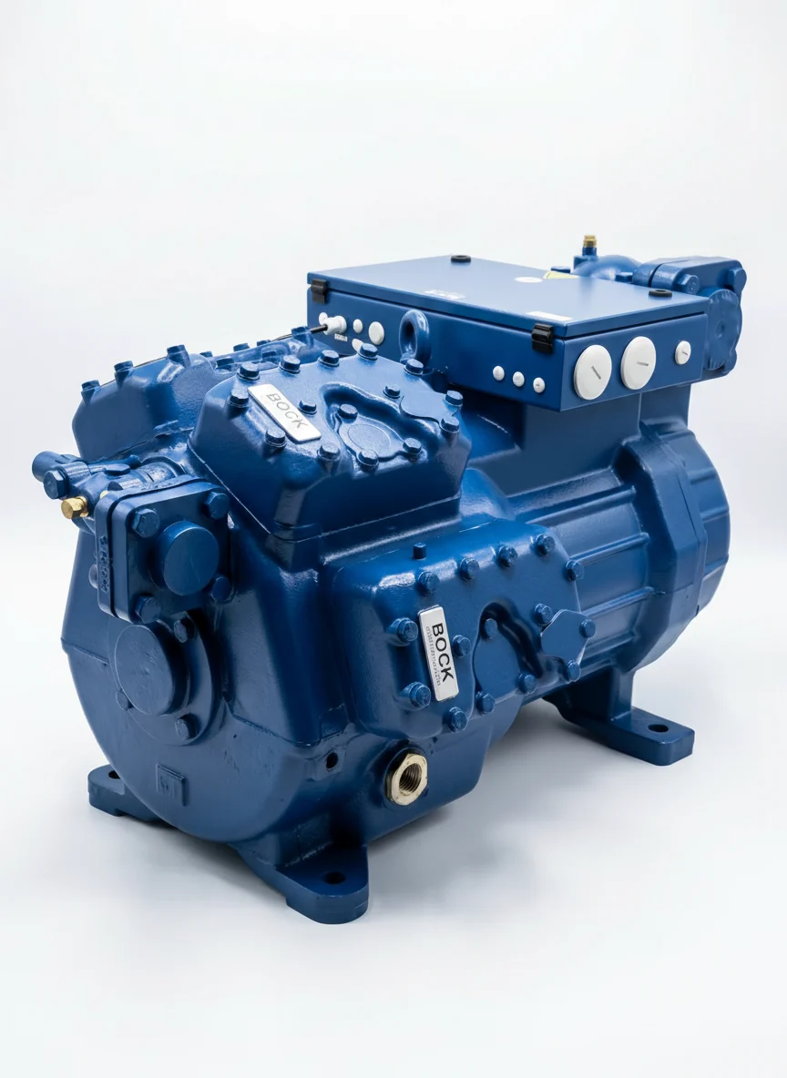 Bock marine refrigeration compressor — genuine and reconditioned spare parts