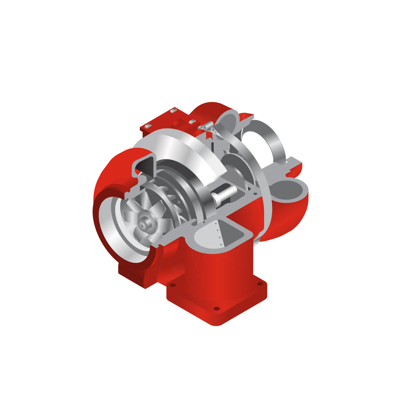 Holset turbine wheel and shaft assembly